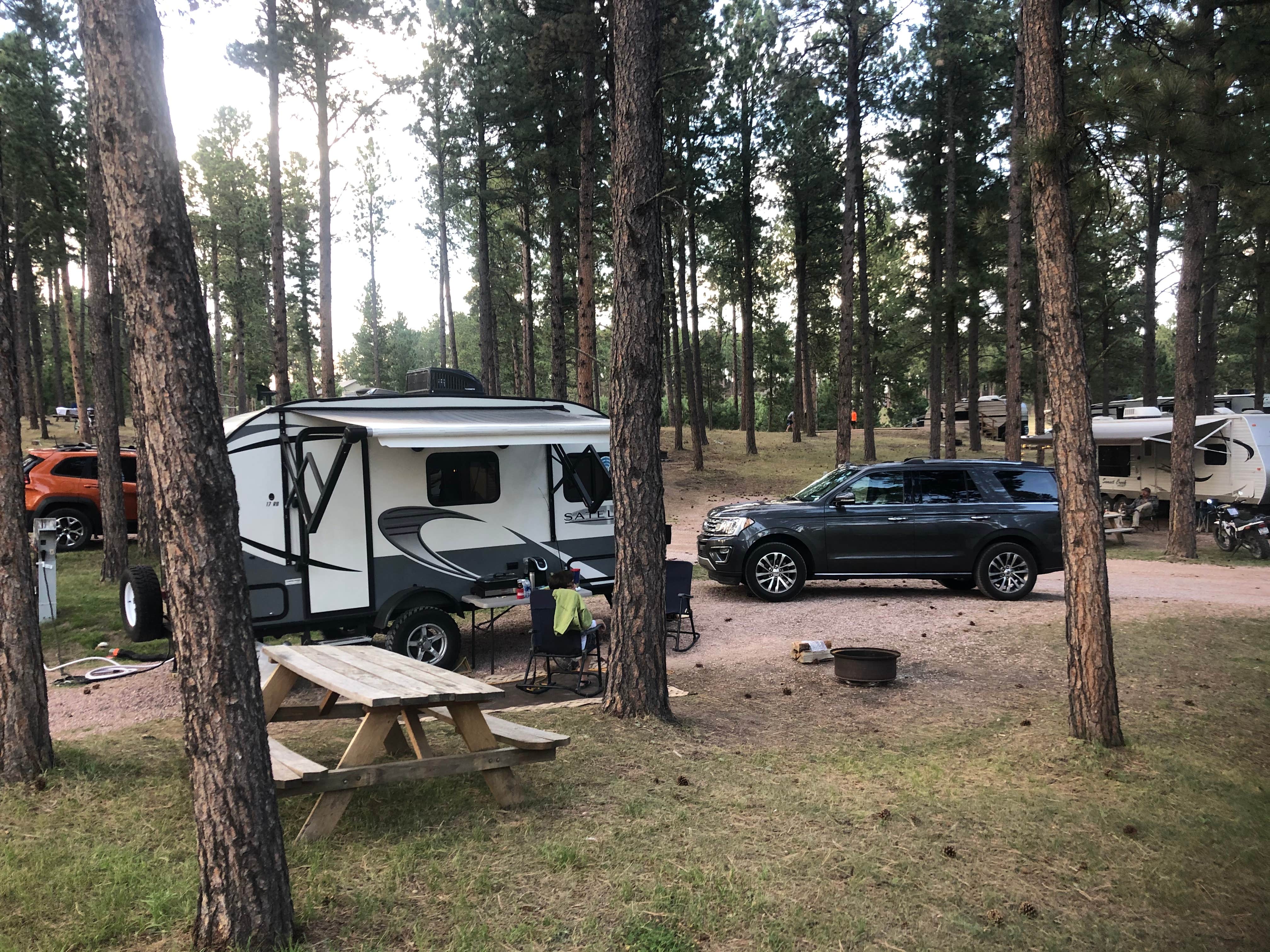 Tom E.'s photo of rv camping at Fort Welikit Family Campground and RV Park near Keystone, SD
