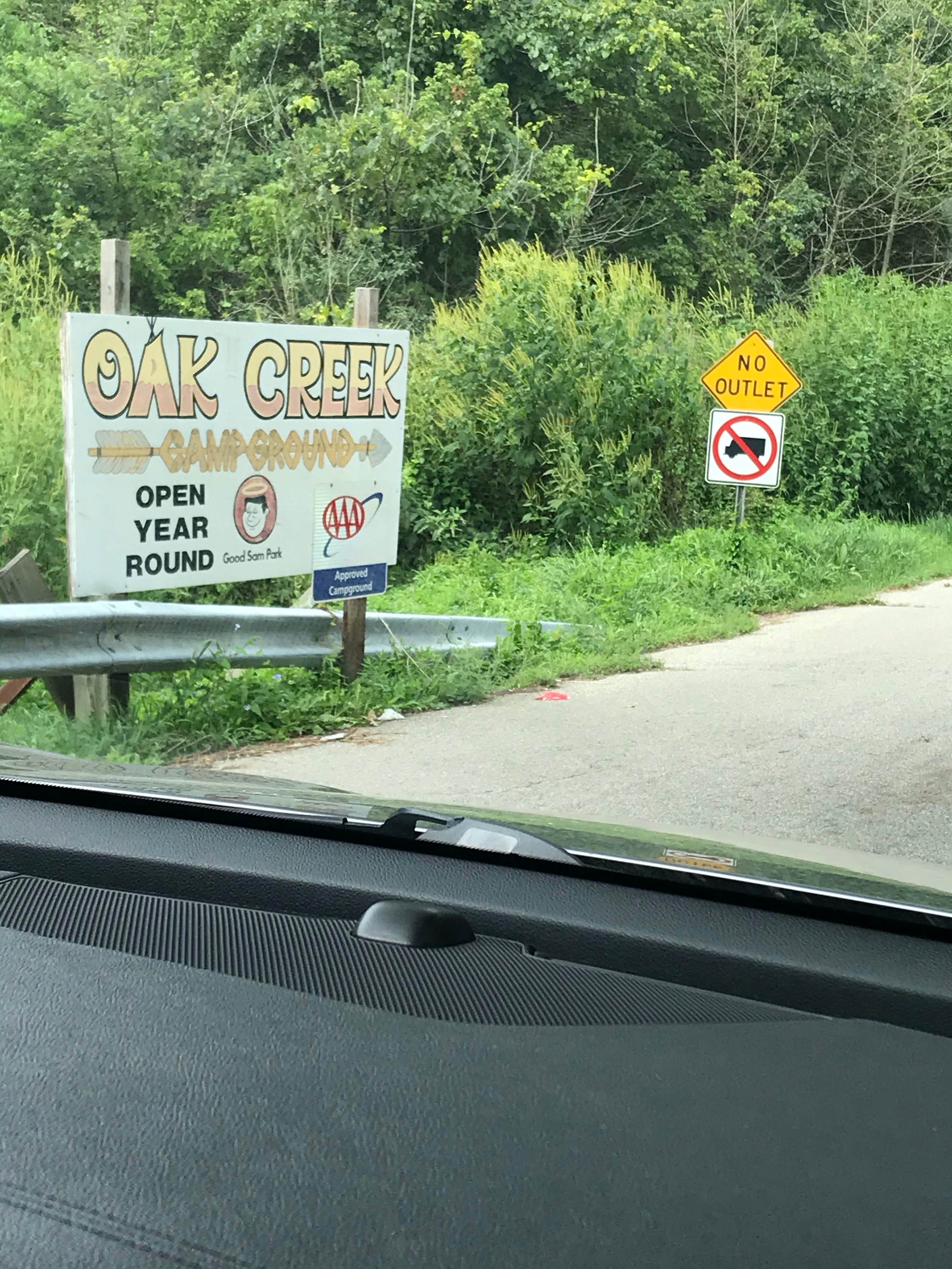 Camper-submitted photo at Oak Creek Campground near Warsaw, KY