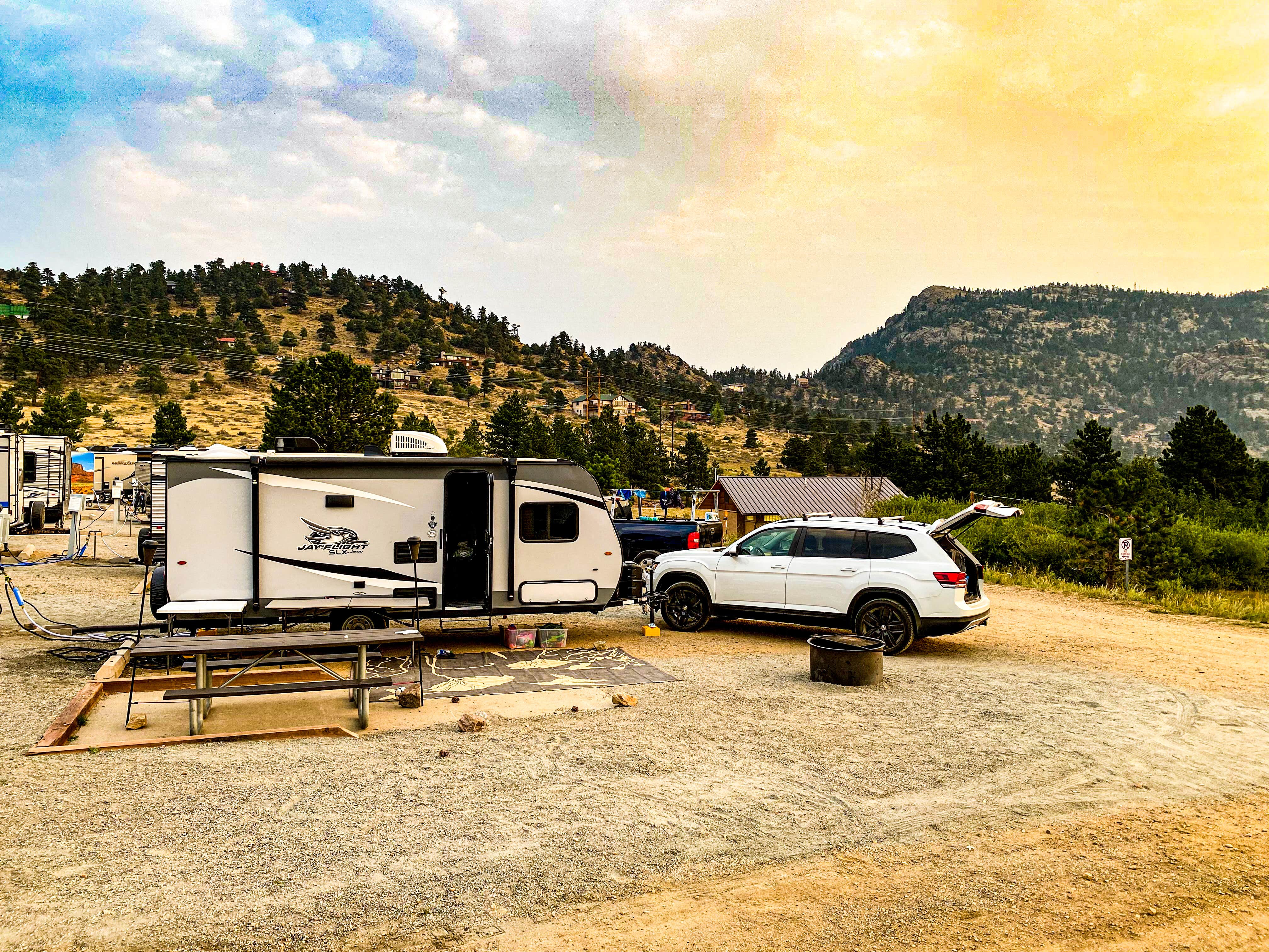 Ranko K.'s photo of rv camping at Estes Park Campground at Mary's Lake near Grand Lake, CO