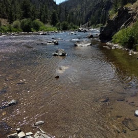 The North Platte River in Wyoming