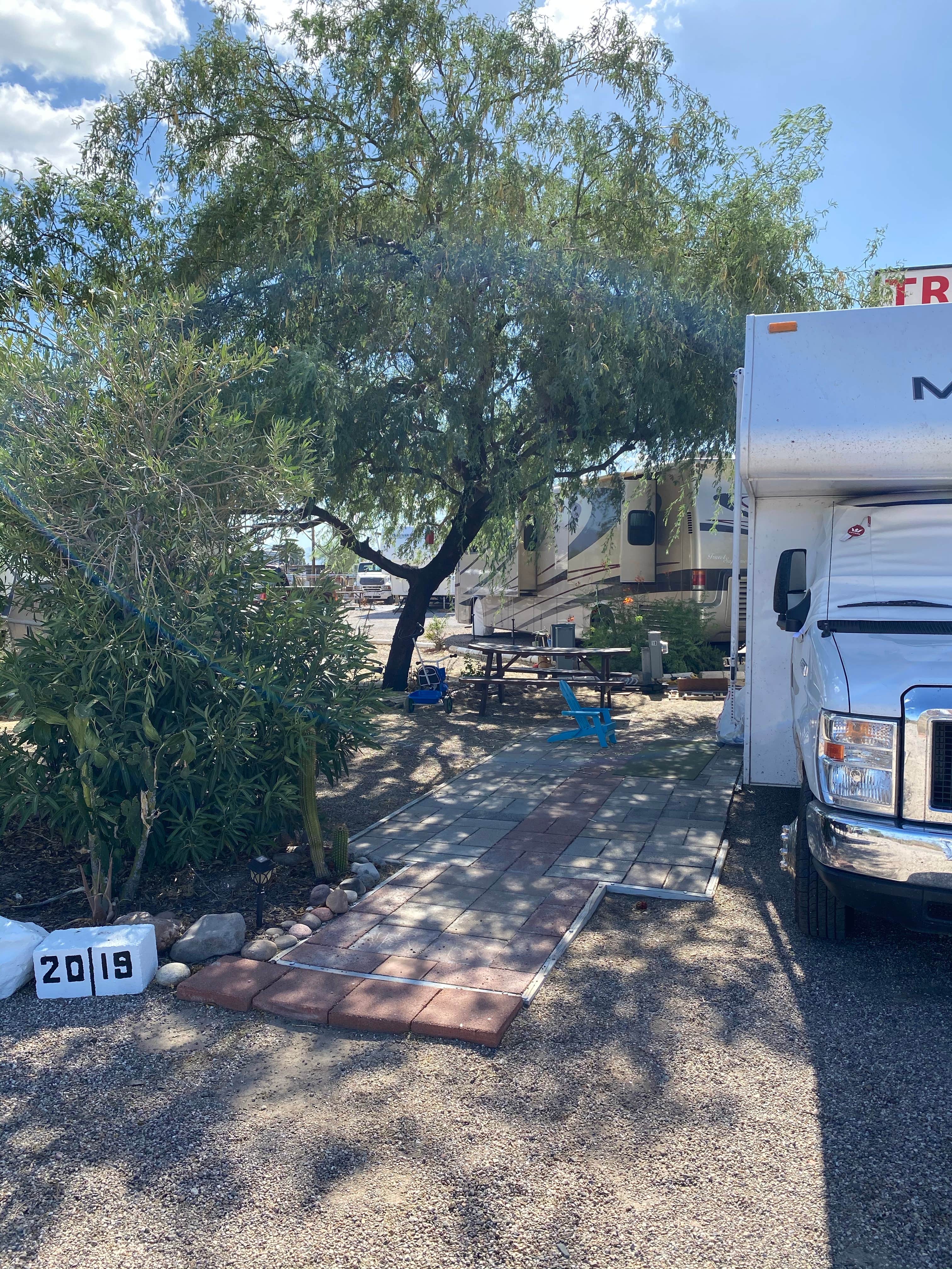 Joshua P.'s photo of rv camping at Tra-Tel RV Park - TEMPORARILY CLOSED near Tucson, AZ