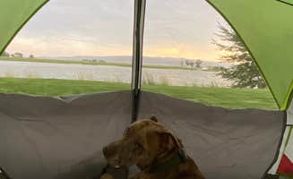 Kyli A.'s photo of camping with pets at Twin Falls County Murtaugh Lake Park near Burley, ID