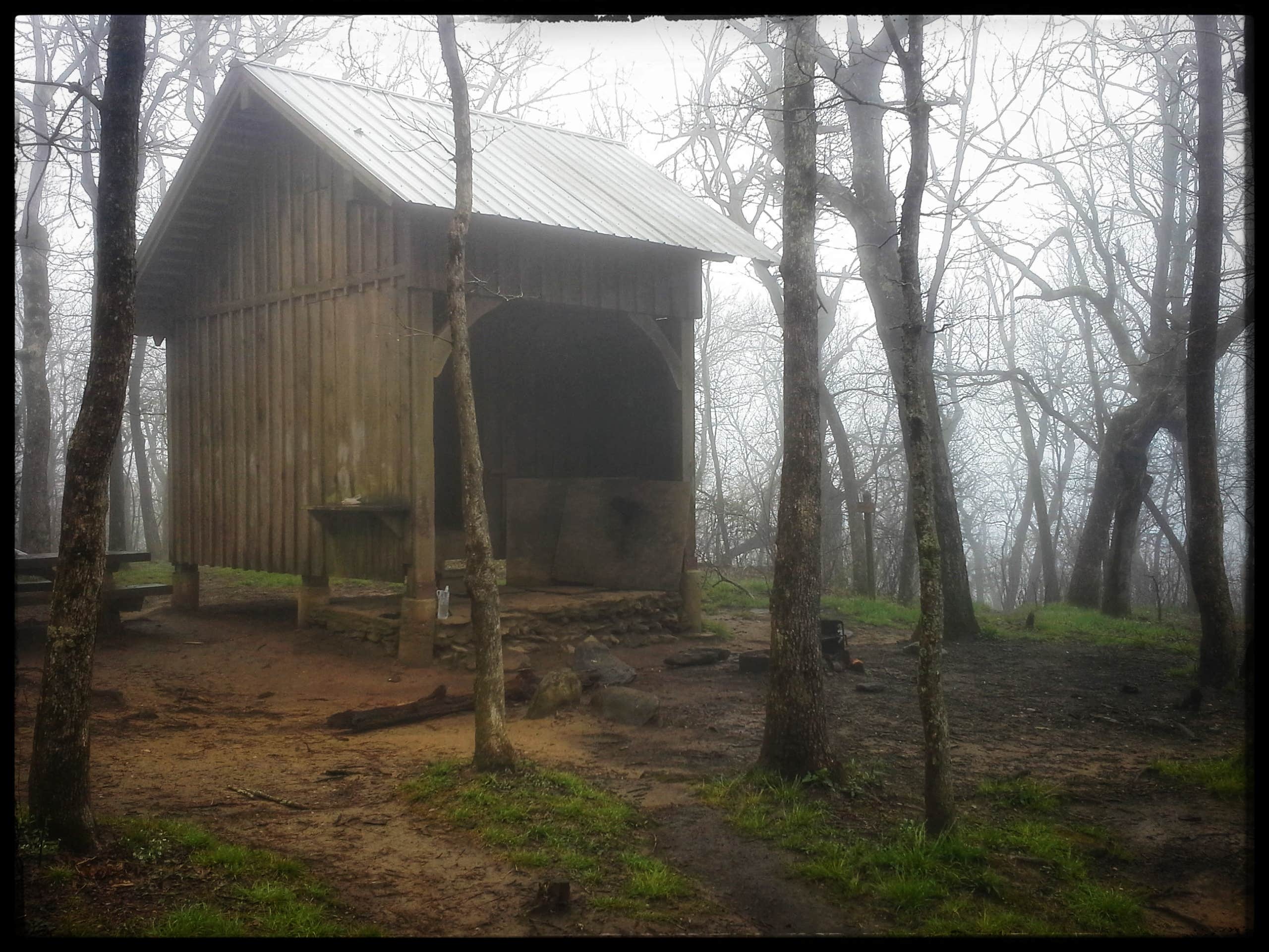 Camper submitted image from Springer Mountain Shelter - 1