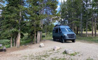 Kathryn N.'s photo of rv camping at Beartooth Lake near Silver Gate, MT