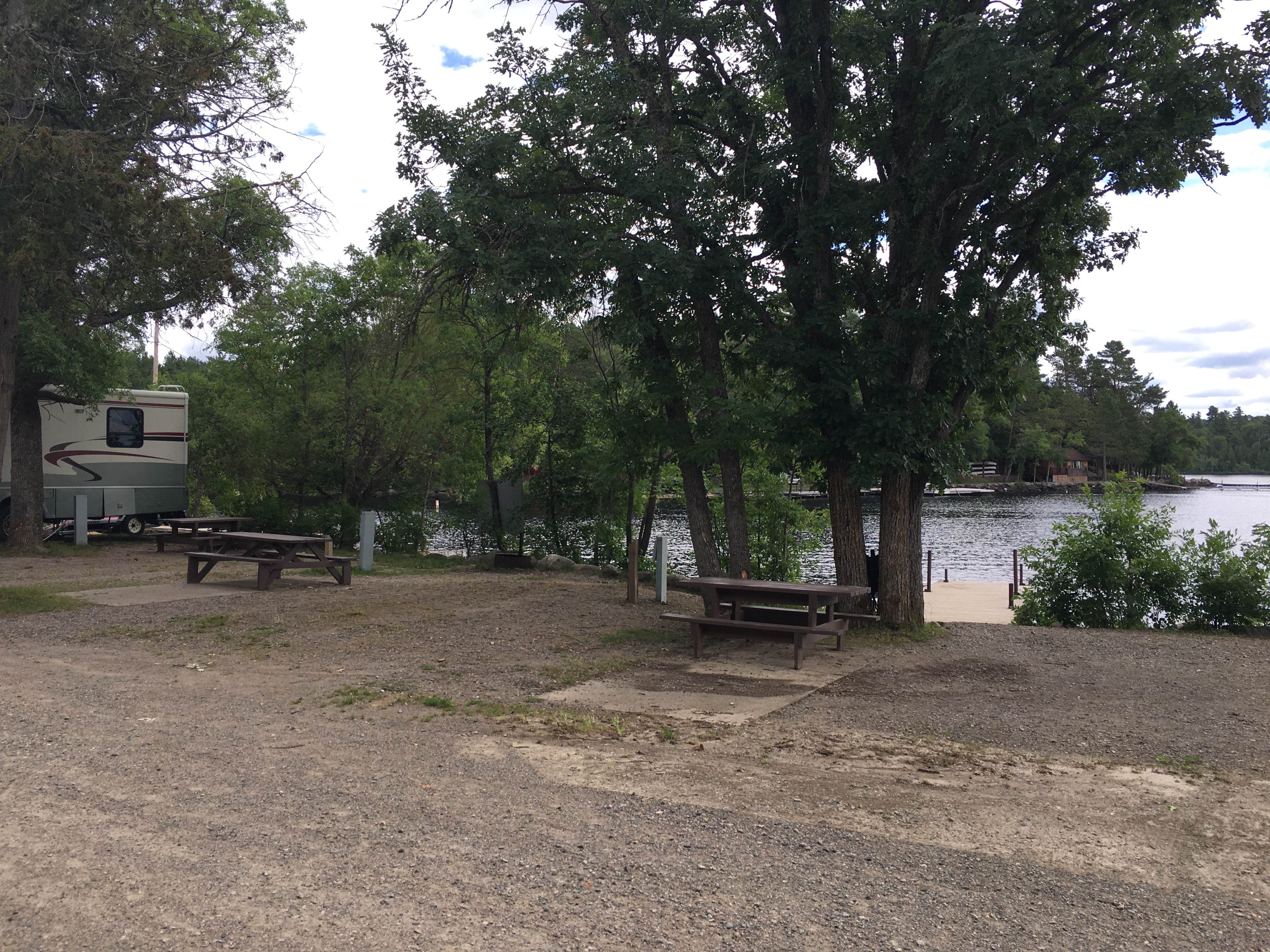 B M.'s photo of rv camping at Silver Rapids Lodge near Ely, MN