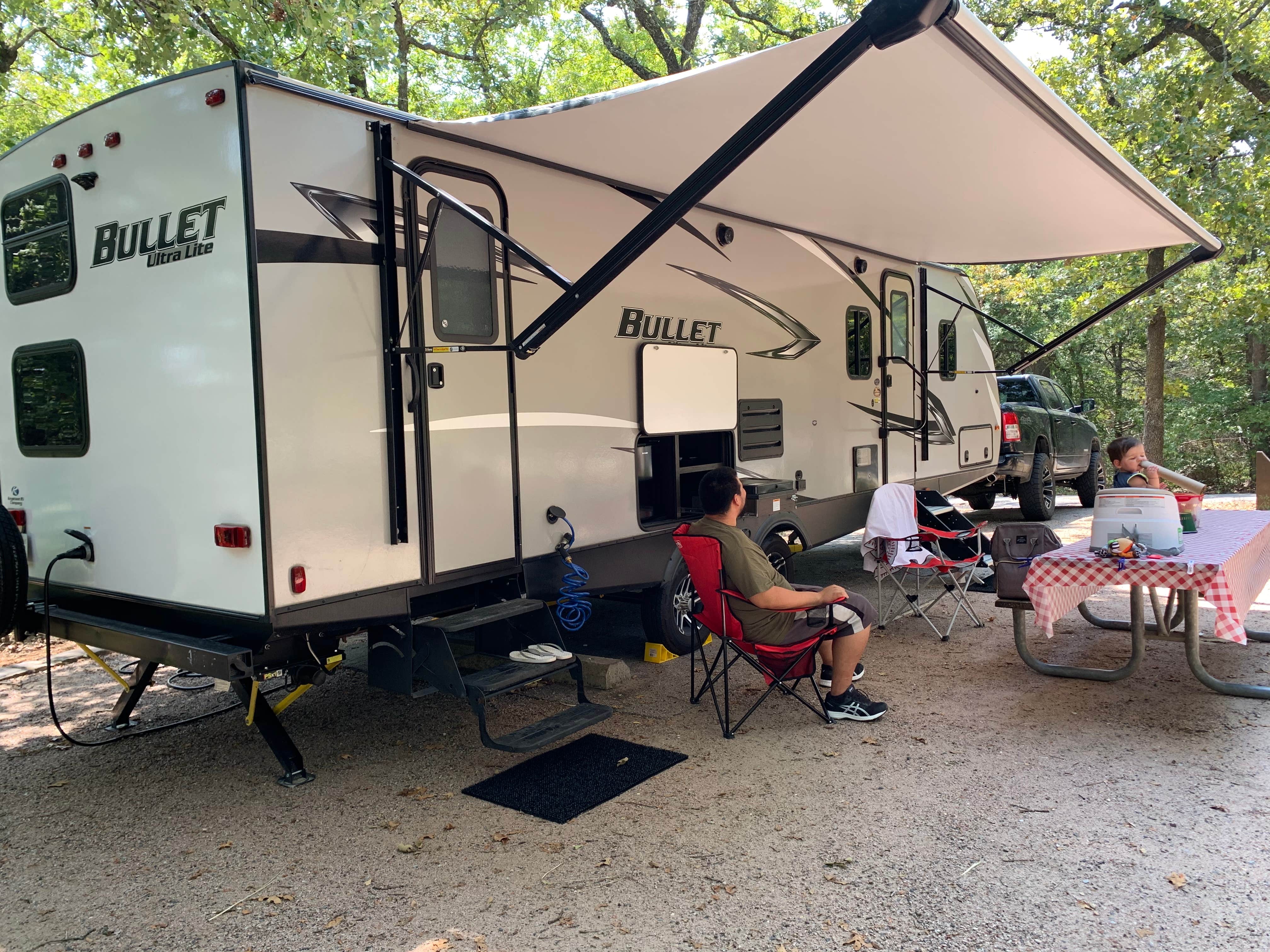 Taylor V.'s photo of rv camping at Buckhorn Campground Loop C — Chickasaw National Recreation Area near Davis, OK