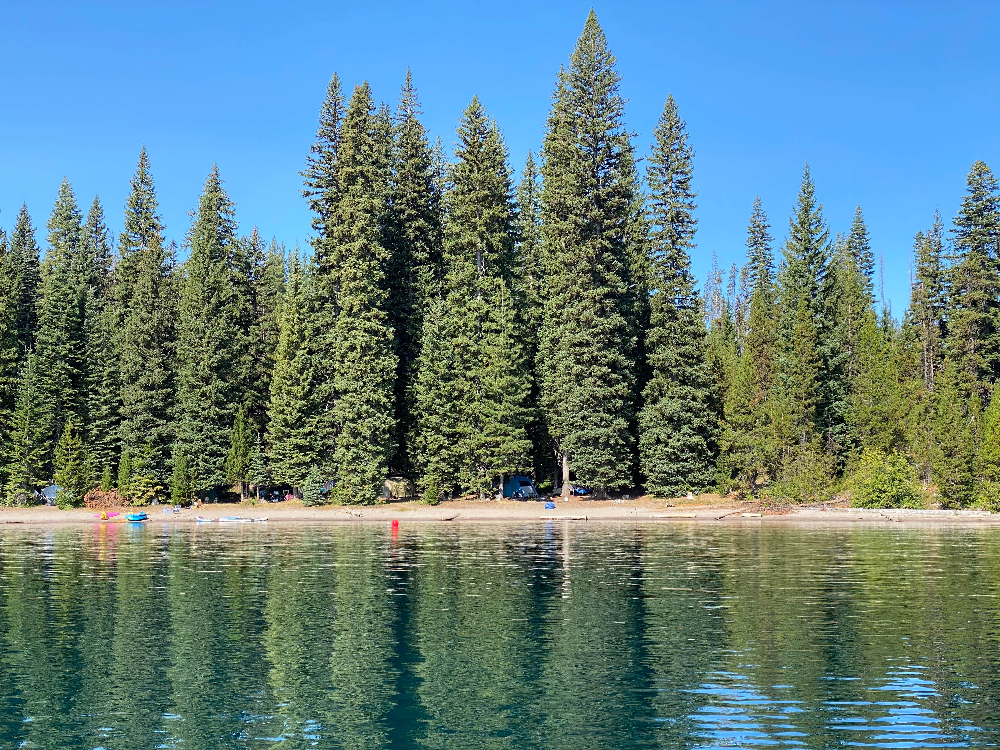 Camper submitted image from Cultus Lake Boat In - West Campground - 2