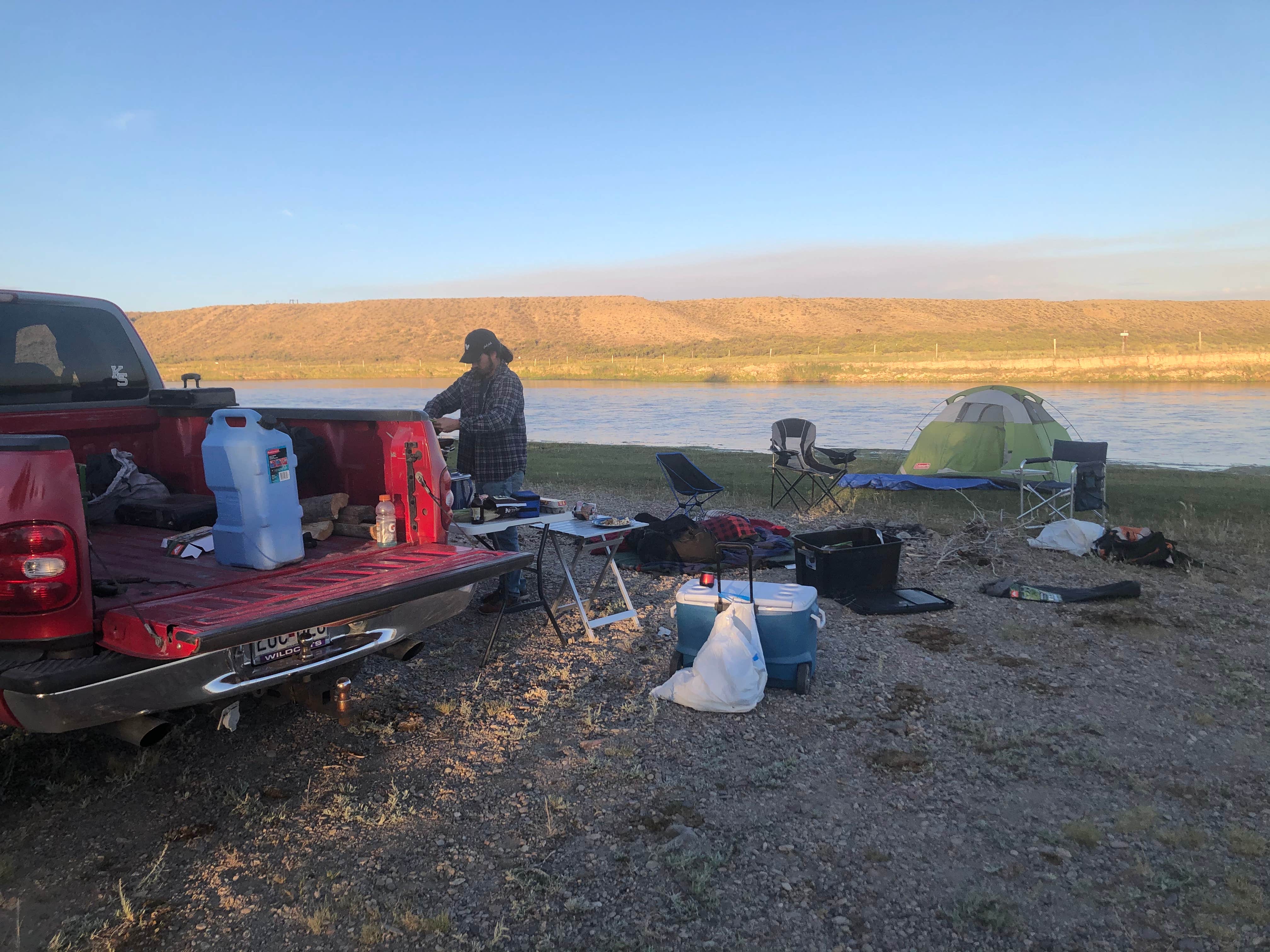 Joey B.'s photo at Weeping Rock Campground near Kemmerer, WY