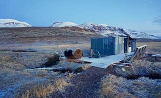 Sarah W.'s photo of glamping accommodations at Alvord Hot Springs near Diamond, OR