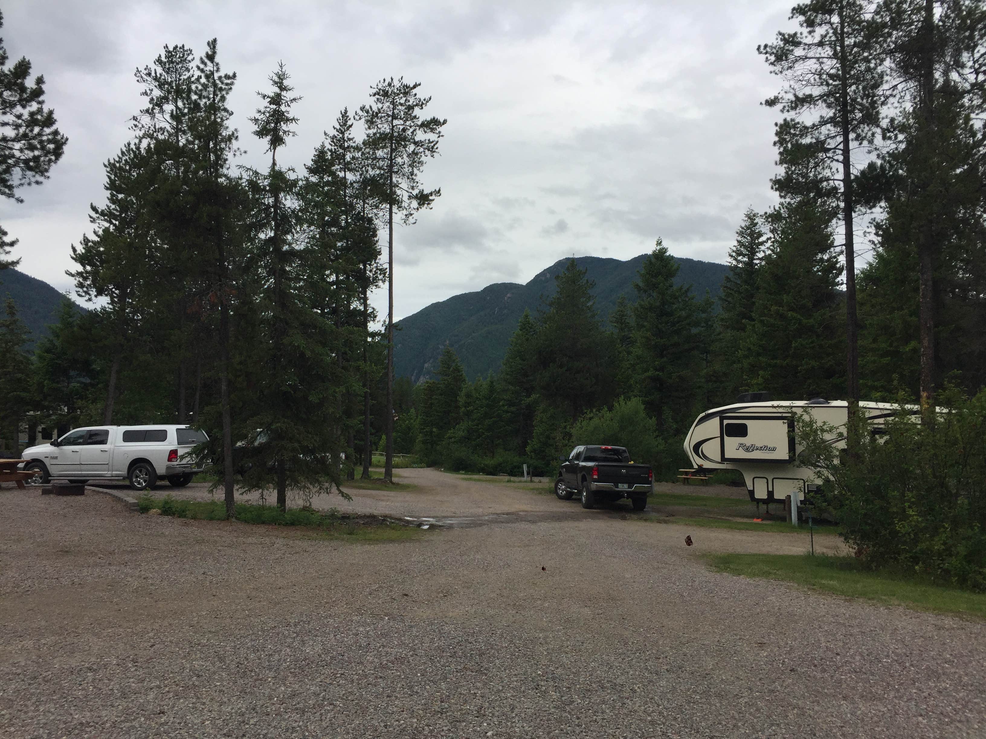 Bjorn S.'s photo of rv camping at Mountain Meadow RV Park and Cabins near Siyeh Bend, MT