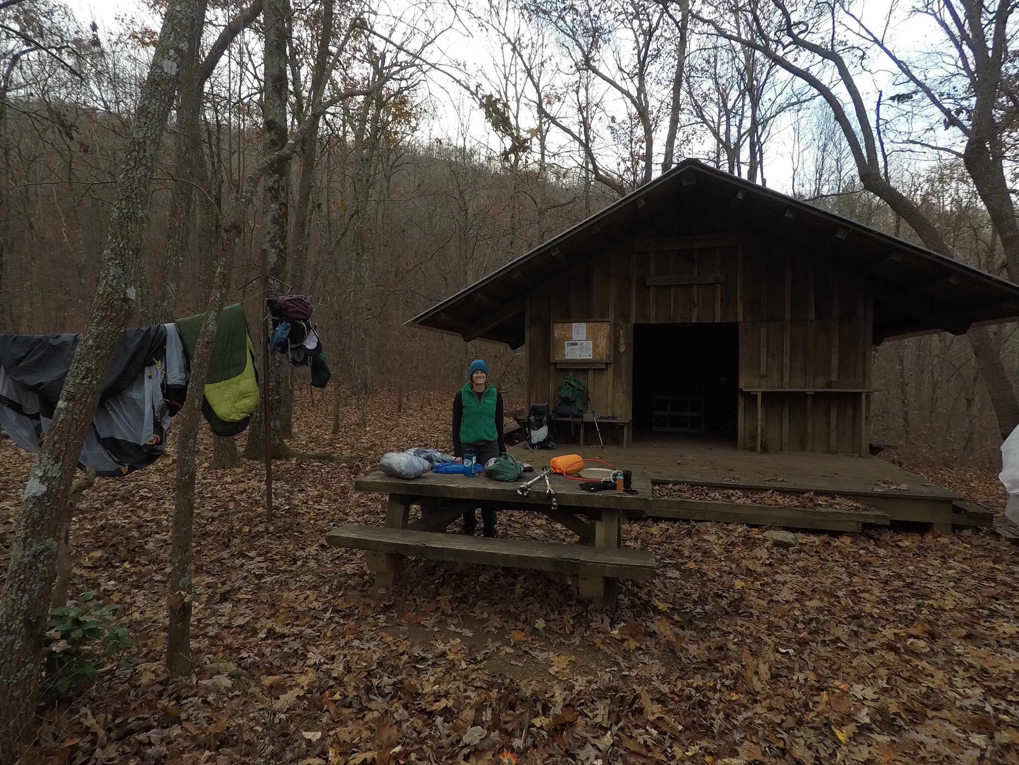 Camper submitted image from Deep Gap Shelter - 1