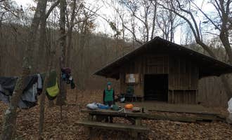 Camping near Moccasin Creek State Park Campground: Deep Gap Shelter, Hiawassee, Georgia