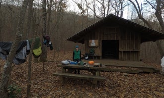 Camping near Wildcat 1: Deep Gap Shelter, Hiawassee, Georgia