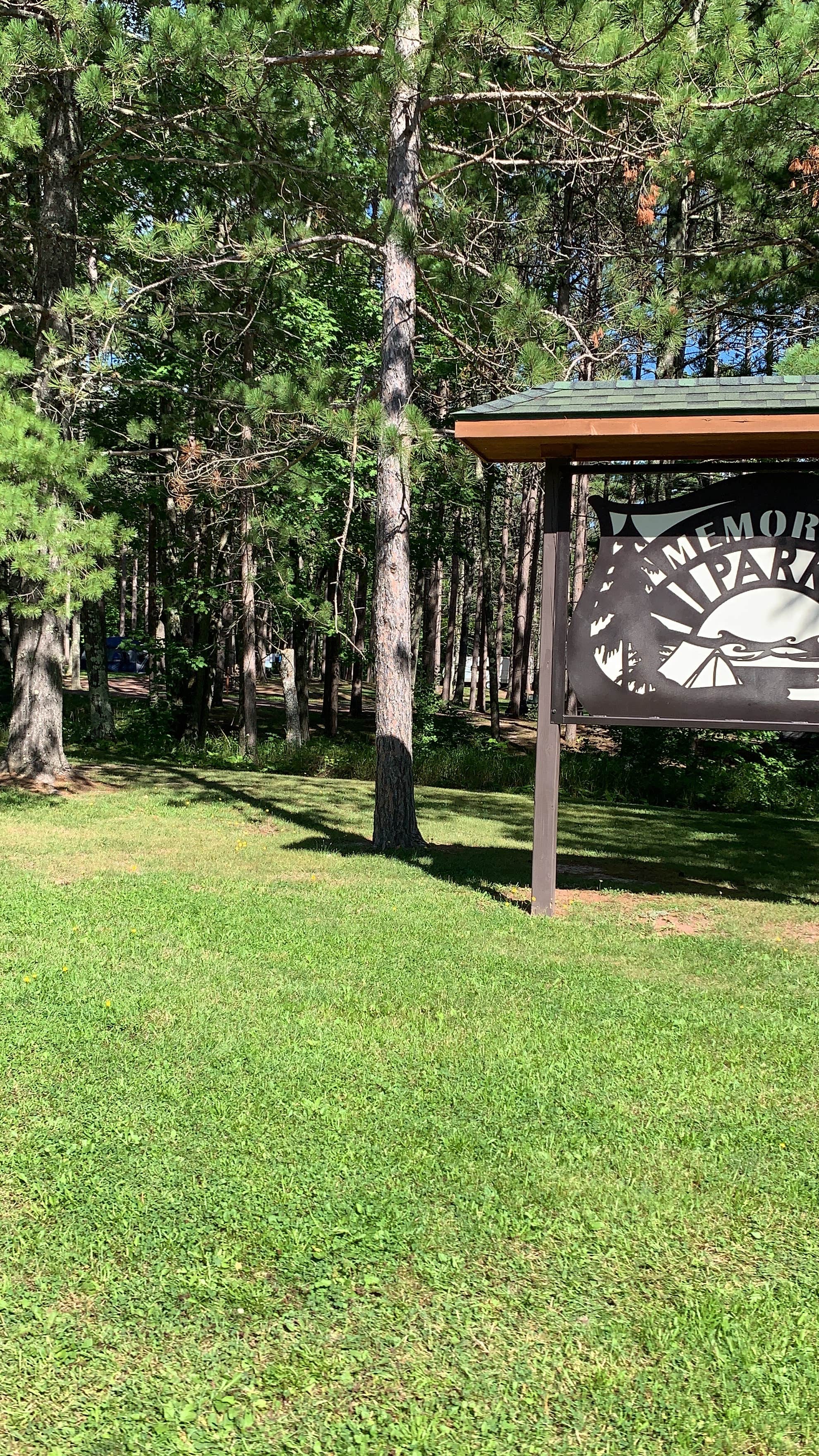 Camper-submitted photo at Memorial Park Campground near La Pointe, WI