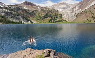 Sarah W.'s photo of a dispersed camping area at Ice Lake in Oregon