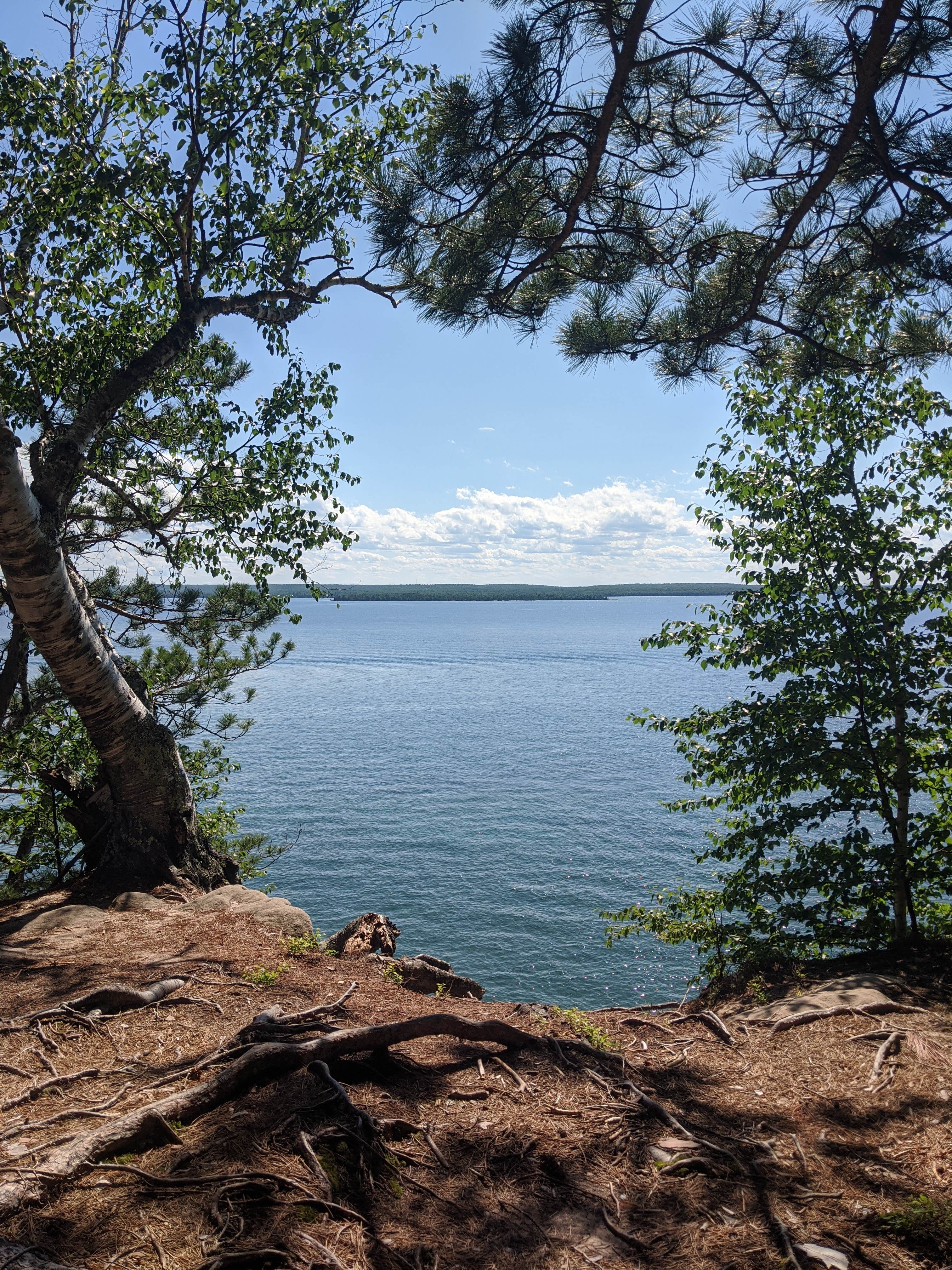 Camper-submitted photo at Gull Point Campsite on Grand Island near Marquette, MI