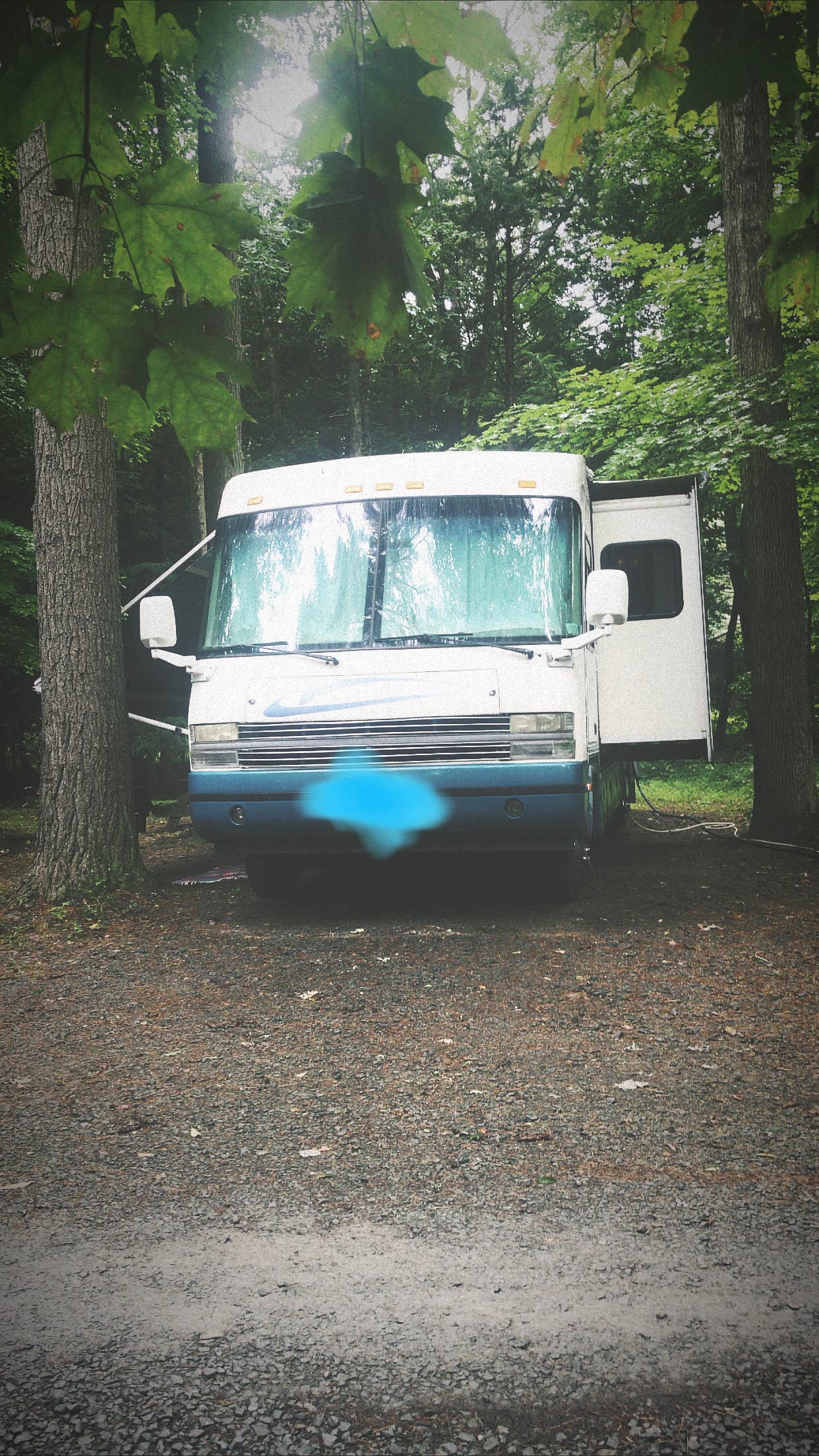 Jackie's photo of rv camping at Dingmans Campground — Delaware Water Gap National Recreation Area near Dingmans Ferry, PA