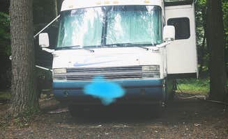 Jackie's photo of rv camping at Dingmans Campground — Delaware Water Gap National Recreation Area near Layton, NJ