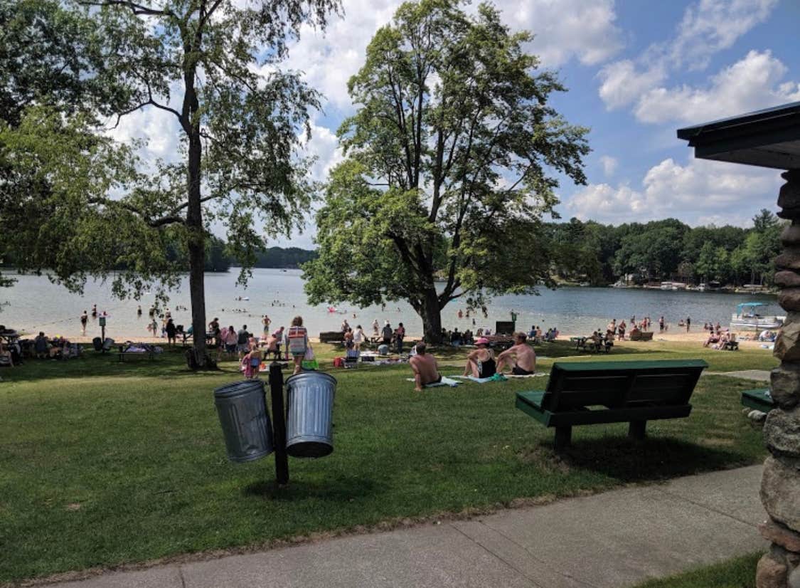 Camper-submitted photo at School Section Lake Veteran's Park Campground near Hamilton, MI