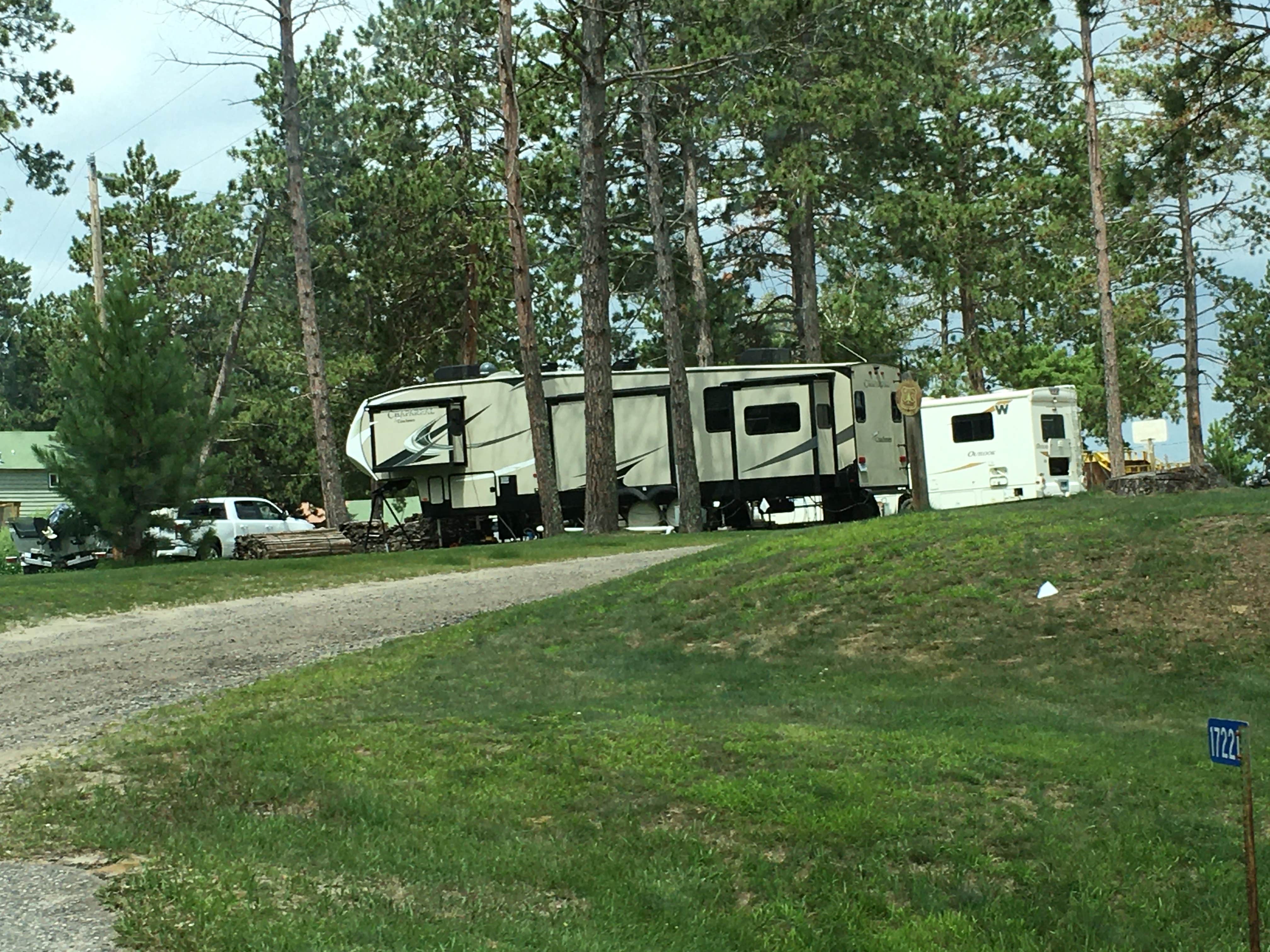 Janet R.'s photo of rv camping at Pines Resort & Camp Grounds near Bigfork, MN