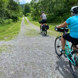 The Greenbrier River Trail offers a myriad of trail surfaces