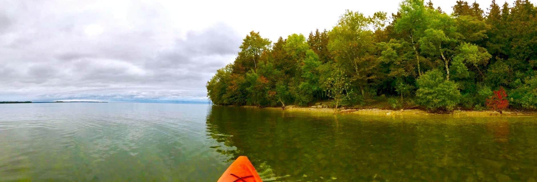 Camper-submitted photo at Tennison Bay Campground — Peninsula State Park near Sister Bay, WI