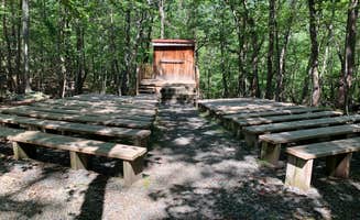 Anjanel P.'s photo of a cabin at Hanging Rock State Park Campground near Woolwine, VA