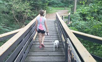 Tony B.'s photo of camping with pets at Hackberry Hollow Campground — Indian Cave State Park near Hamburg, IA