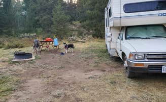 Katie H.'s photo of camping with pets at Sugar Loafin' RV/Campground & Cabins near Climax, CO