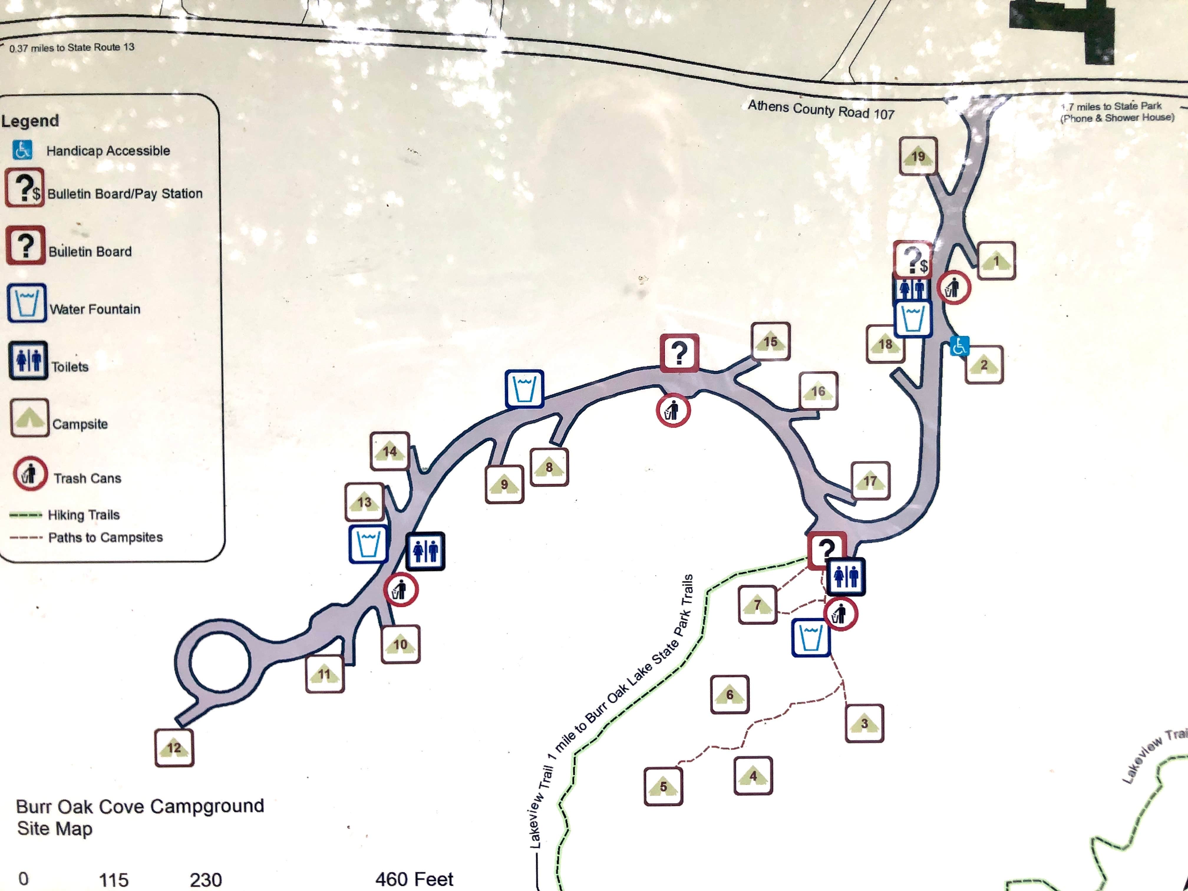 Camper-submitted photo at Burr Oak Cove Campground near Corning, OH