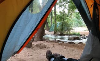 kristin S.'s photo of tent camping at Havasupai Reservation Campground in Arizona