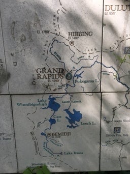 Grand Rapids in context of the Headwaters water trail