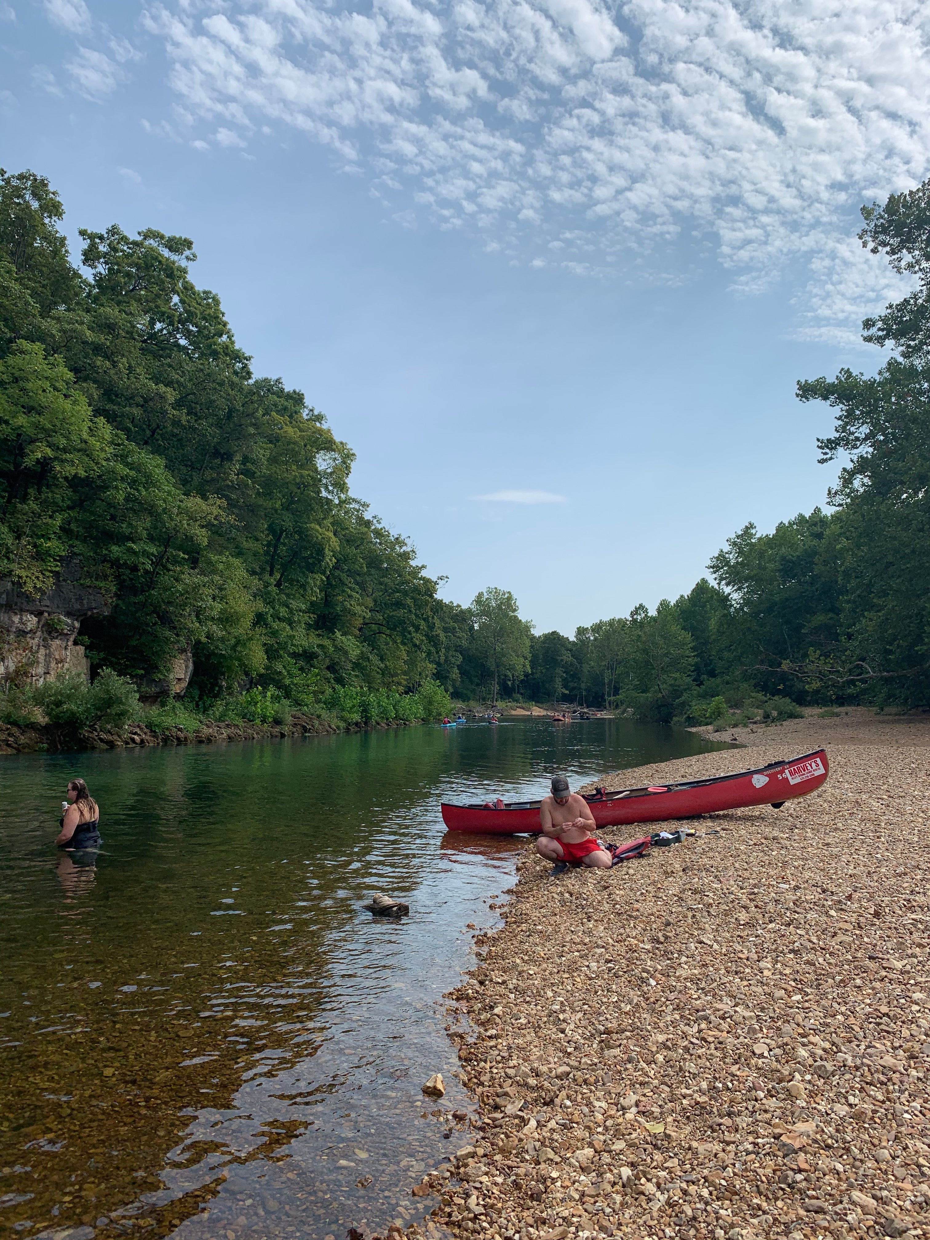 Camper submitted image from Jacks Fork Canoe Rental and Campground - 1