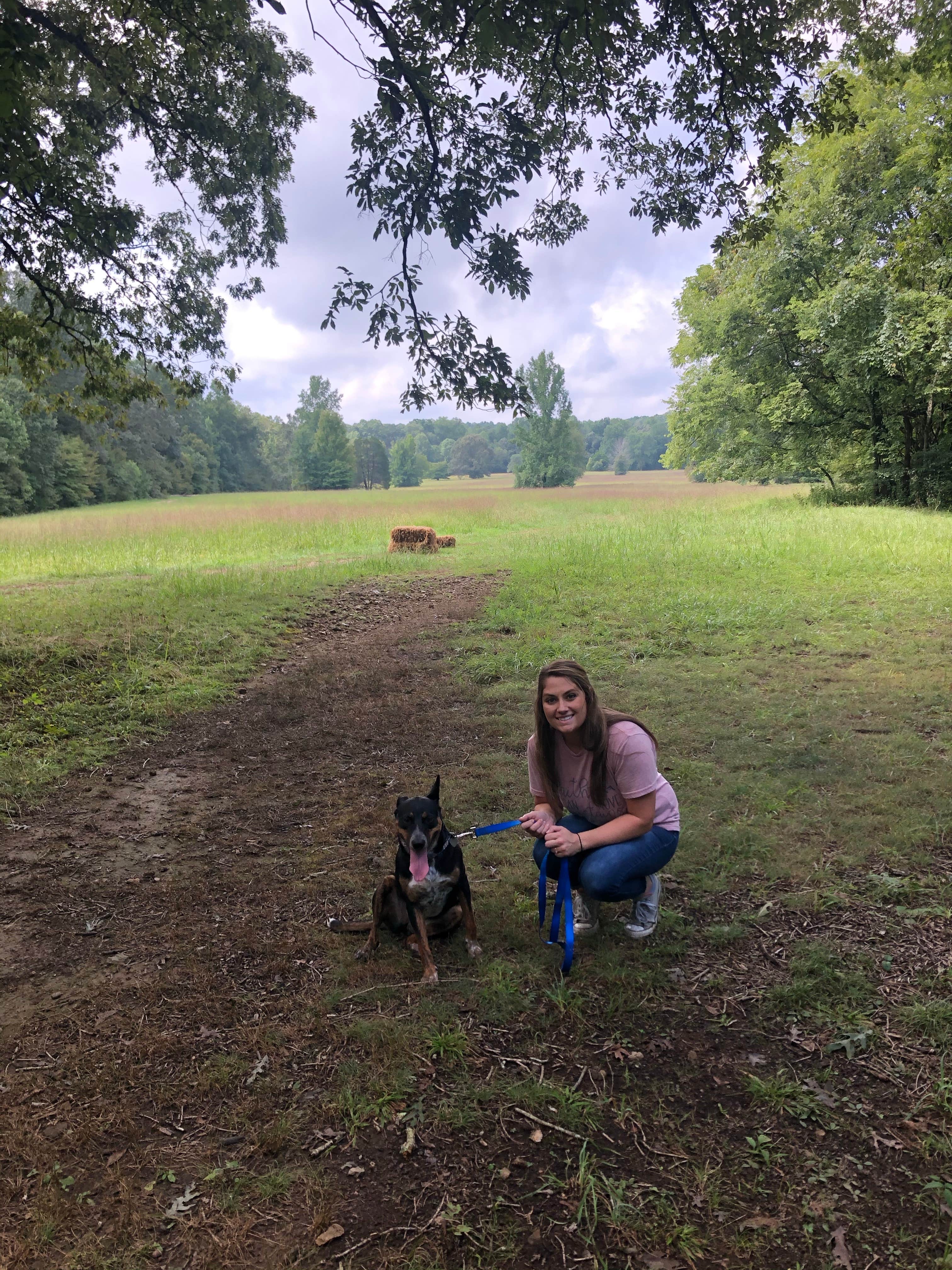 Benjamin C.'s photo of camping with pets at Old Stone Fort State Archaeological Park near Lynchburg, Moore County, TN