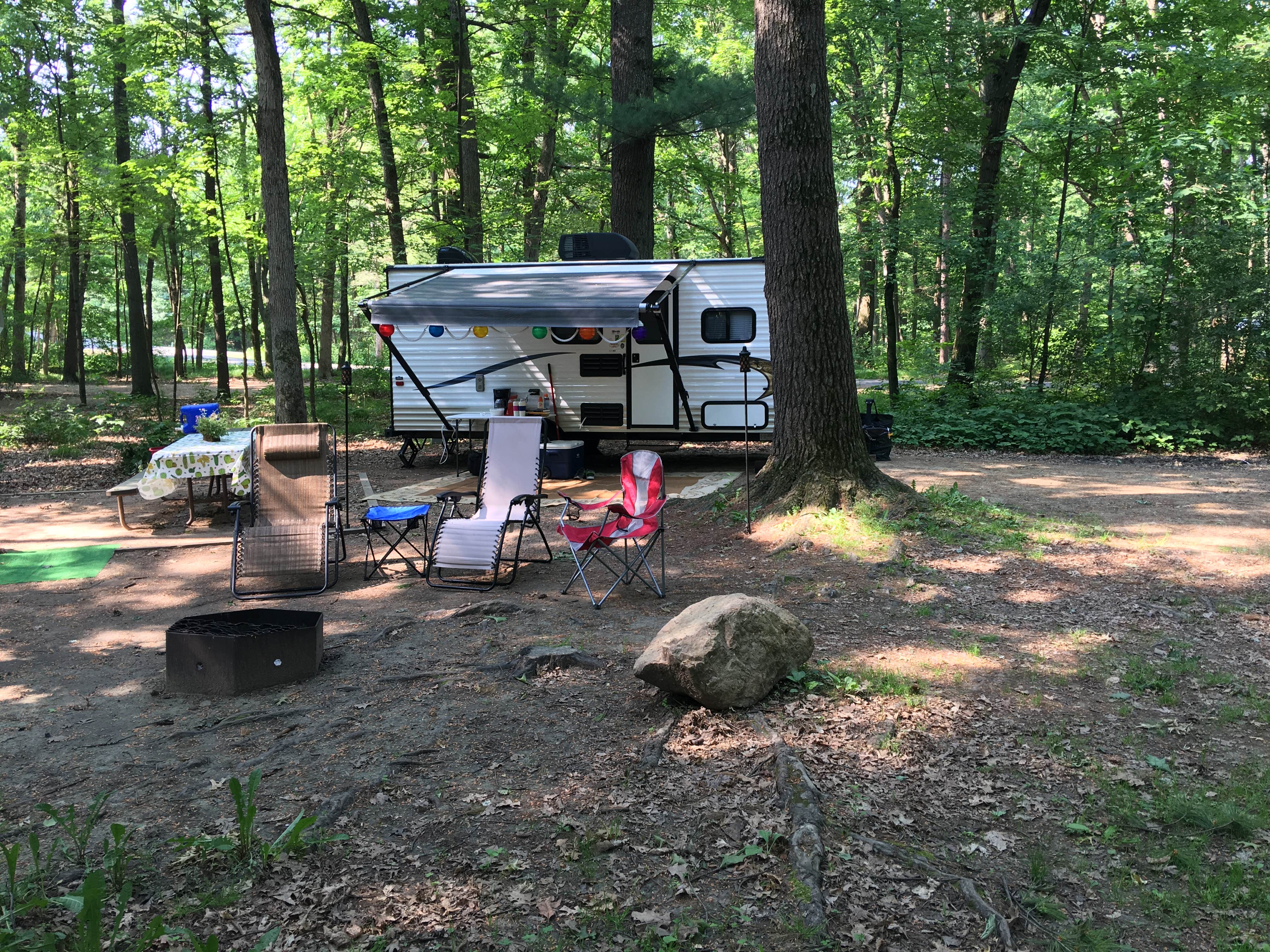 Camper submitted image from Sandstone Ridge Campground — Mirror Lake State Park - 4