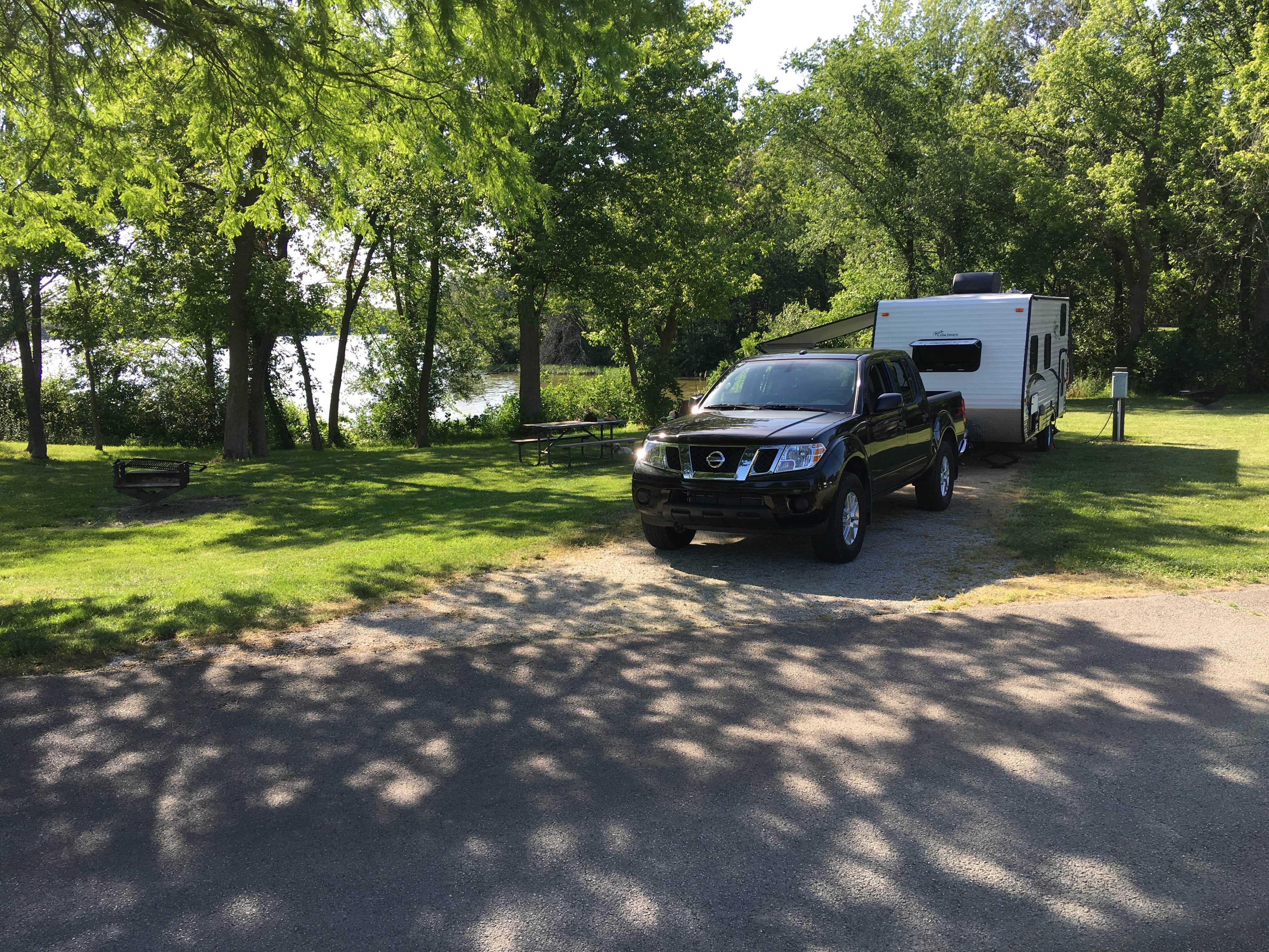 Keith M.'s photo of rv camping at Sangchris Lake State Park Campground near Butler, IL
