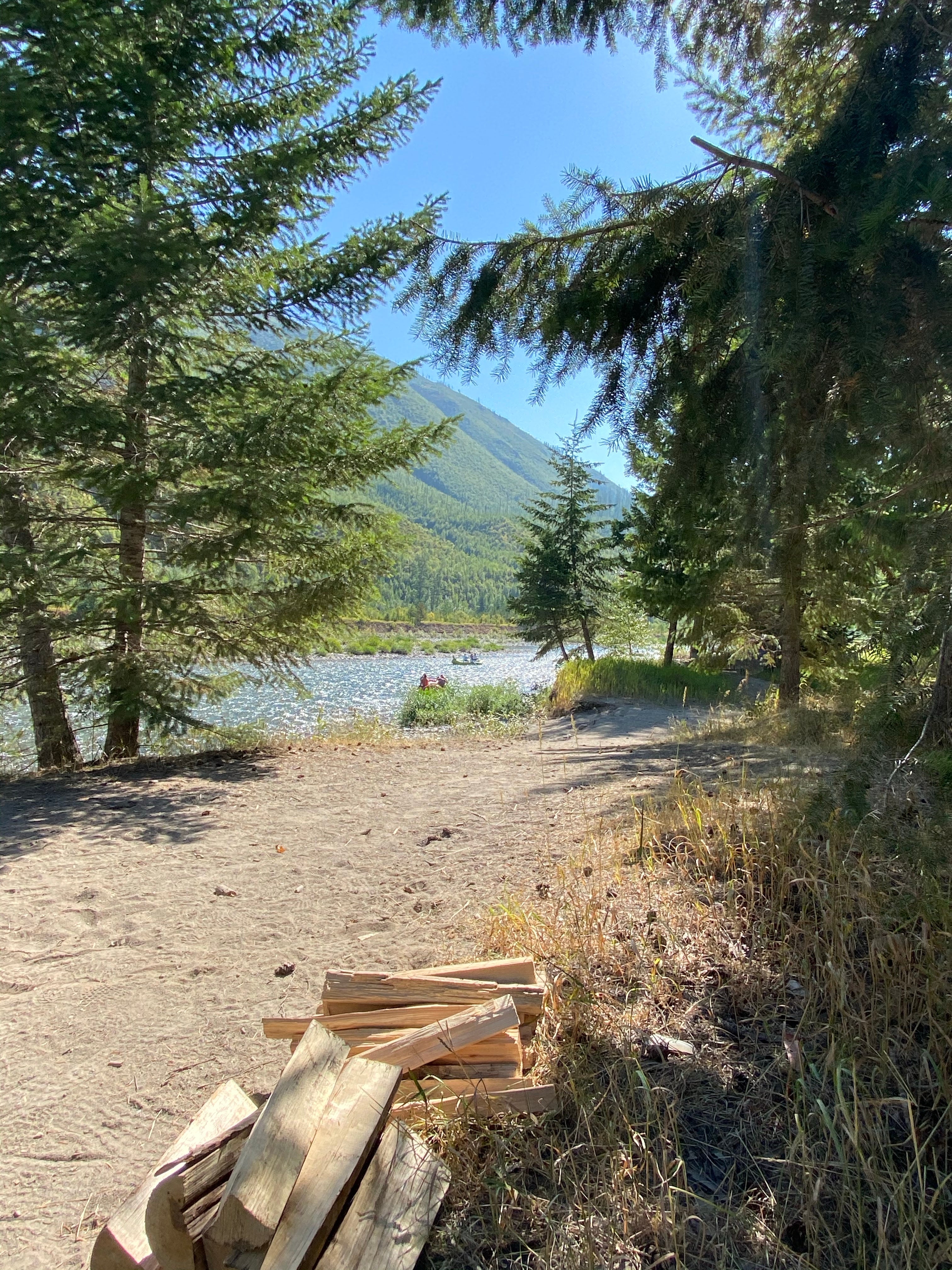 Camper submitted image from North fork Flathead River dispersed camping  - 1