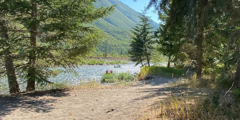 Camper submitted image from North fork Flathead River dispersed camping
