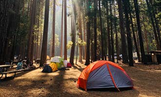 Camping near Yosemite Creek — Yosemite National Park: Upper Pines Campground — Yosemite National Park, Yosemite Valley, California