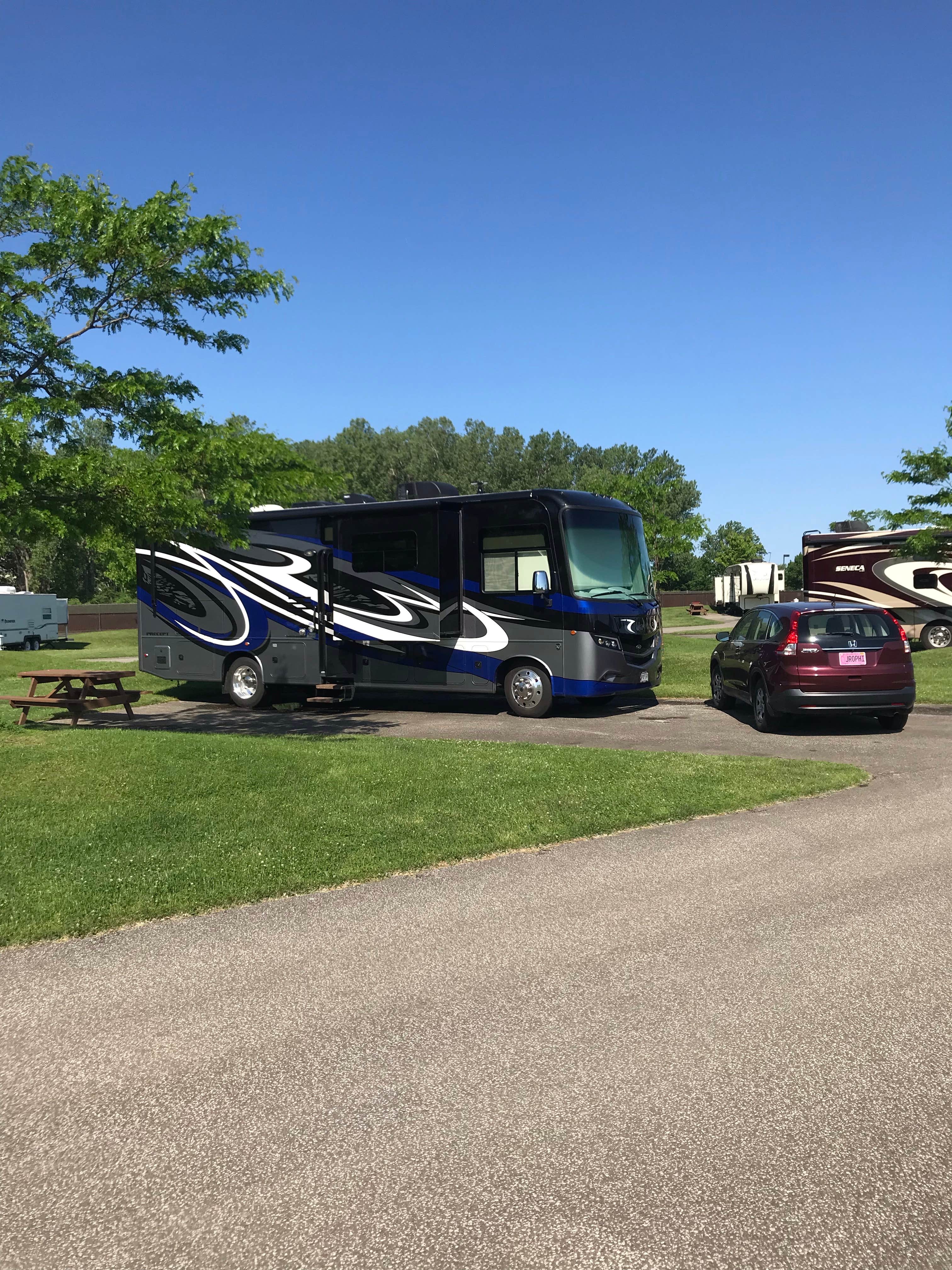 Mike H.'s photo of rv camping at Lampe Marina Campground near Lake City, PA