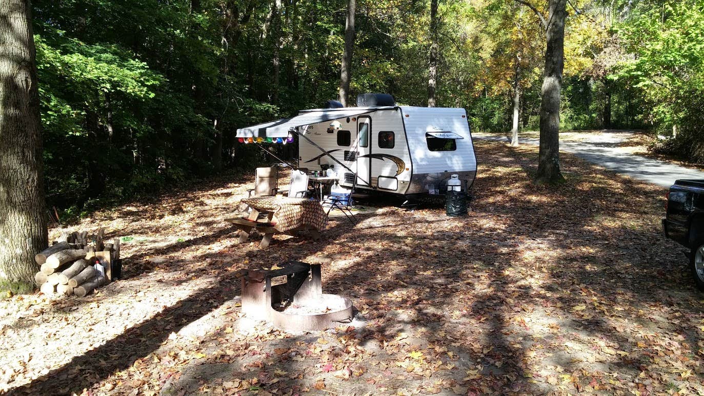 Keith M.'s photo of rv camping at Harmonie State Park Campground near New Harmony, IN