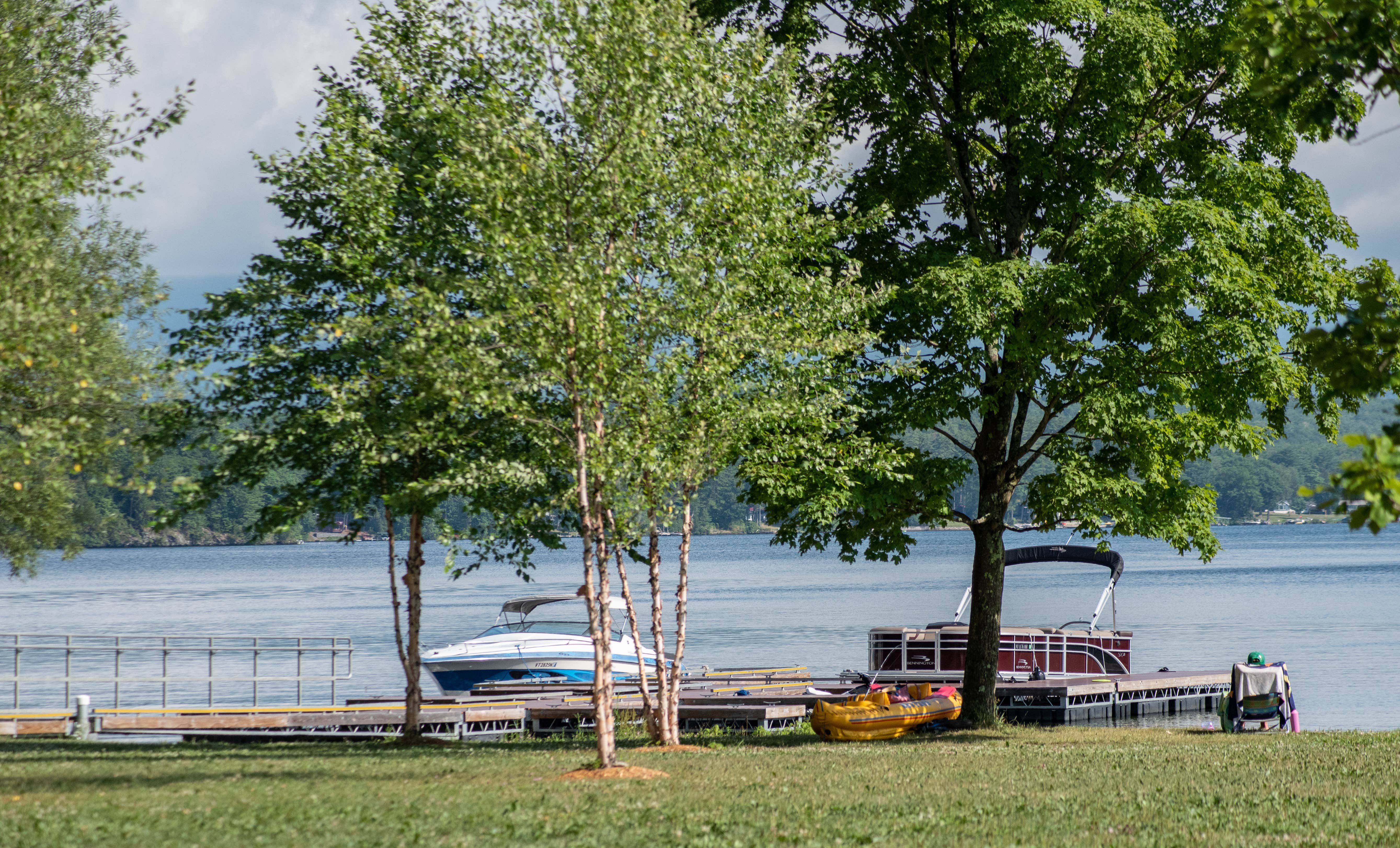 Camper-submitted photo at Bomoseen State Park Campground near Huletts Landing, NY