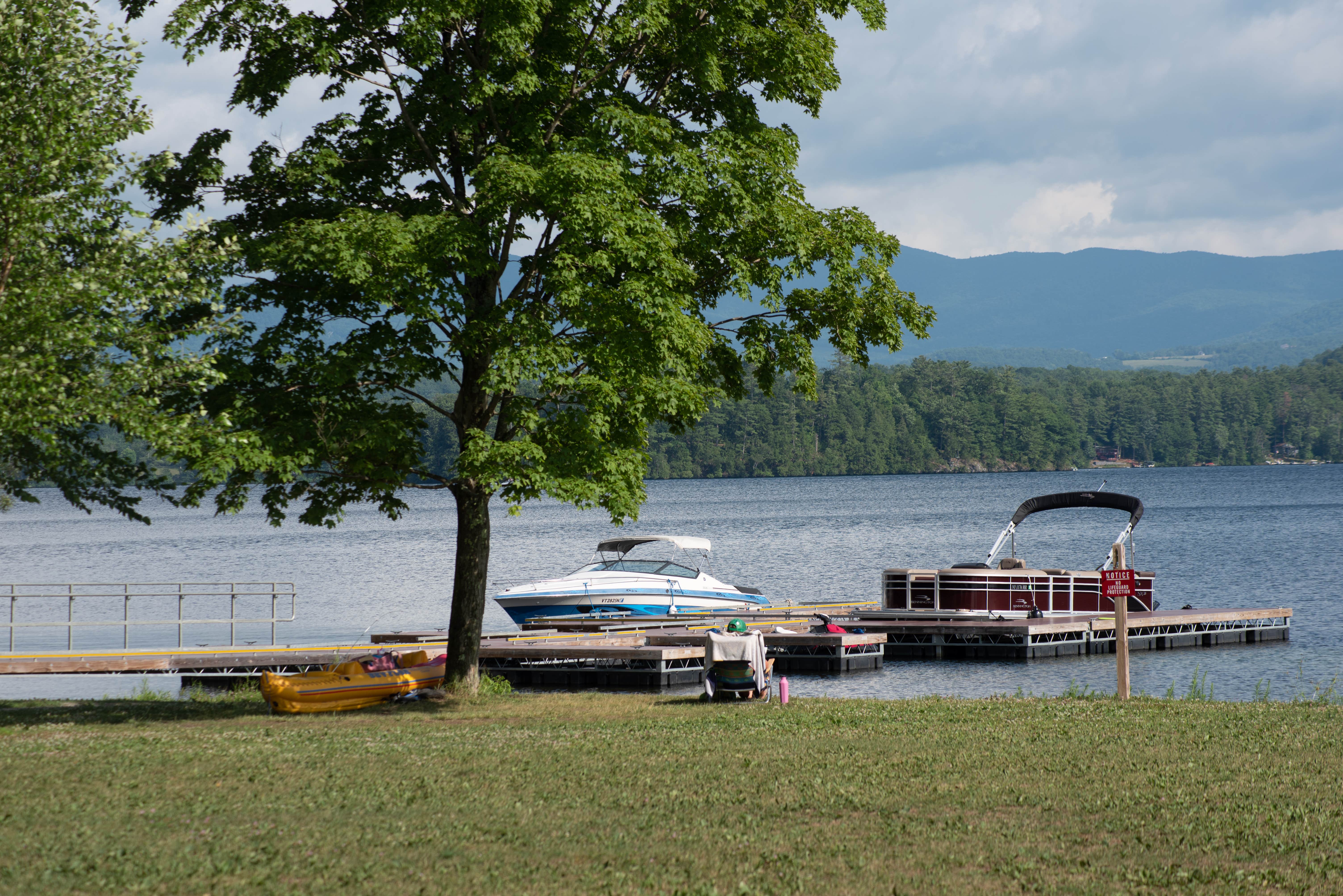 Camper-submitted photo at Bomoseen State Park Campground near Huletts Landing, NY