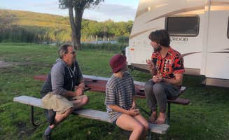 Isabelle's photo of rv camping at Clausen Springs Park Campground near McLeod, ND
