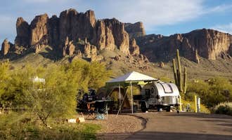 Camping near Canyon Lake Marina & Campground: Lost Dutchman State Park Campground, Apache Junction, Arizona