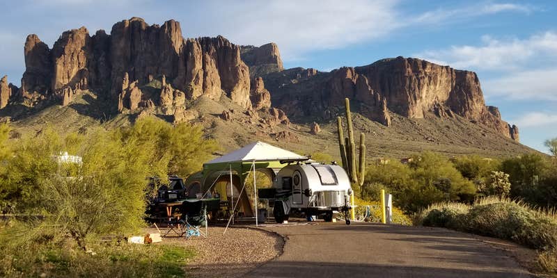 Camper submitted image from Lost Dutchman State Park Campground