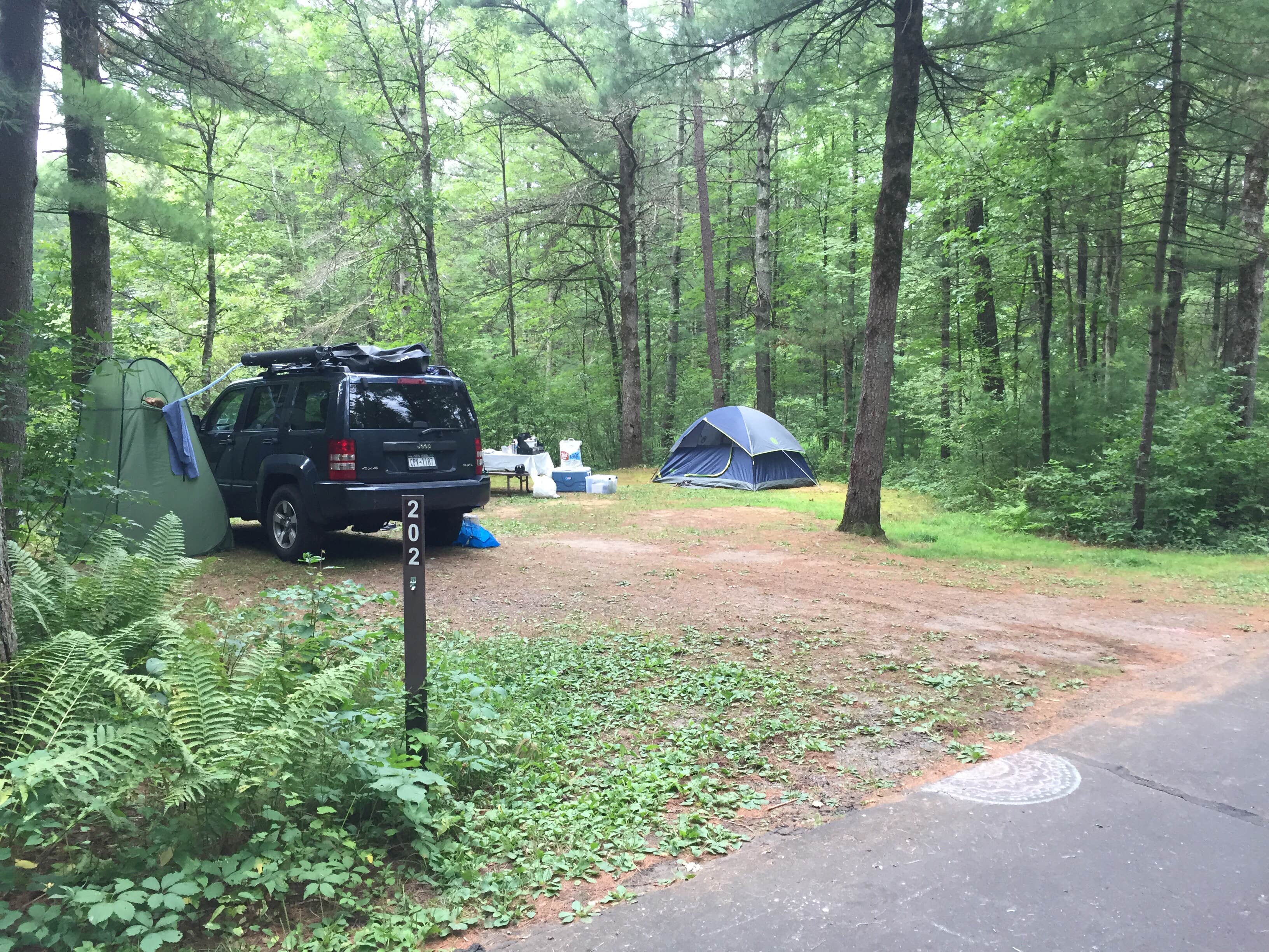 Camper-submitted photo at Pigeon Creek Campground — Black River State Forest near Pittsville, WI