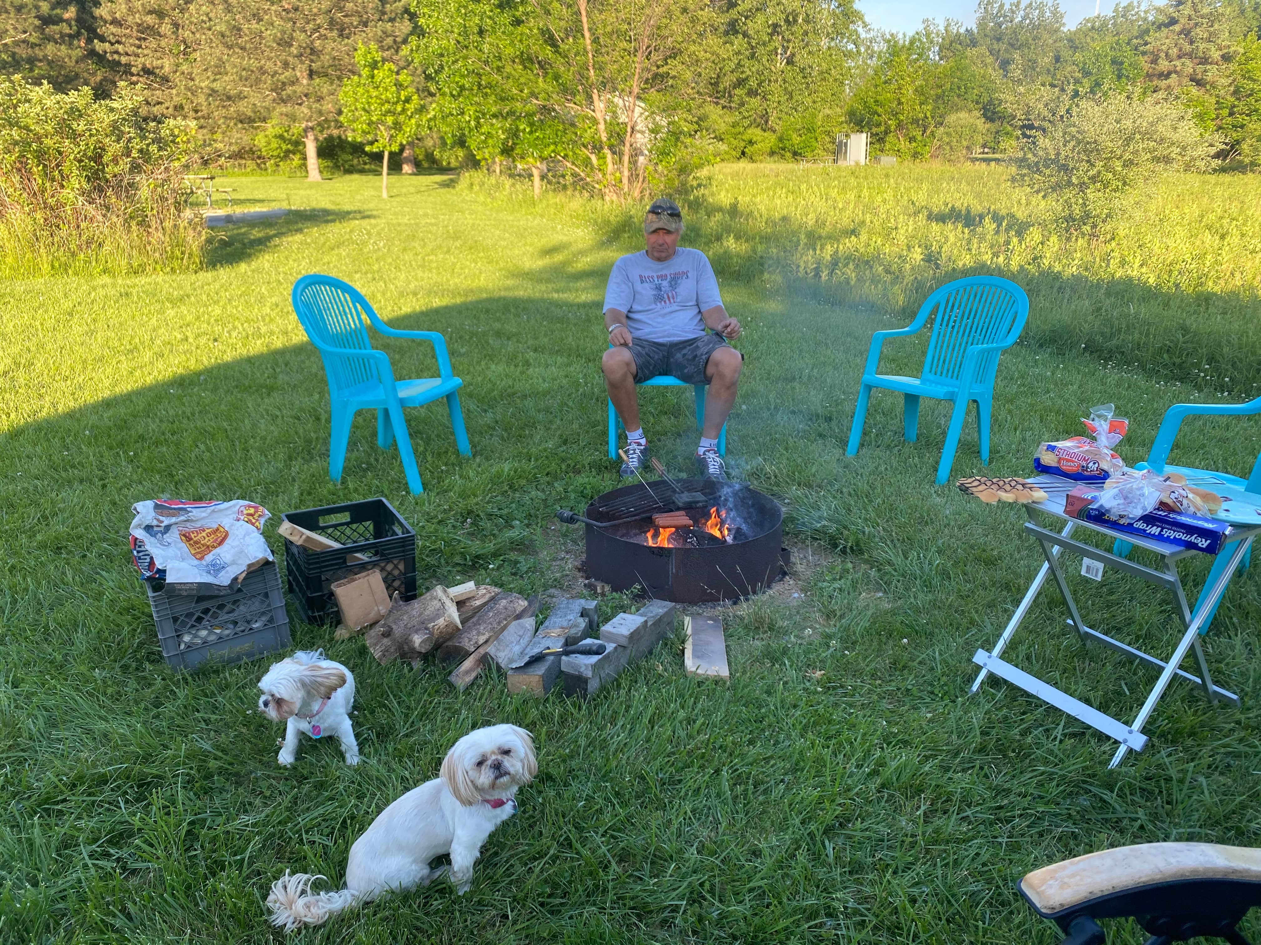Debra B.'s photo of camping with pets at Maumee Bay State Park Campground near Toledo, OH