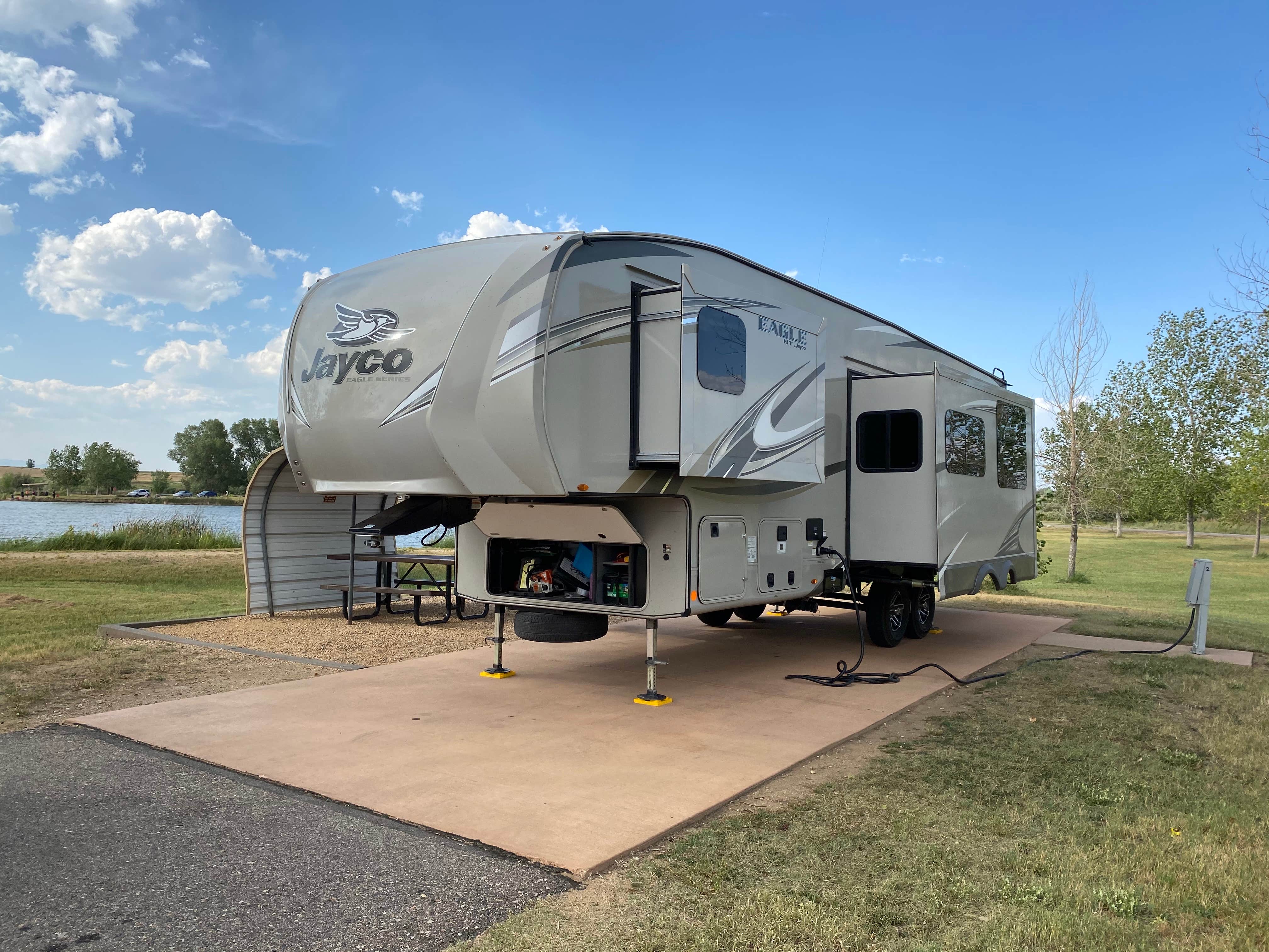 Nathan K.'s photo of rv camping at St. Vrain State Park Campground near Henderson, CO