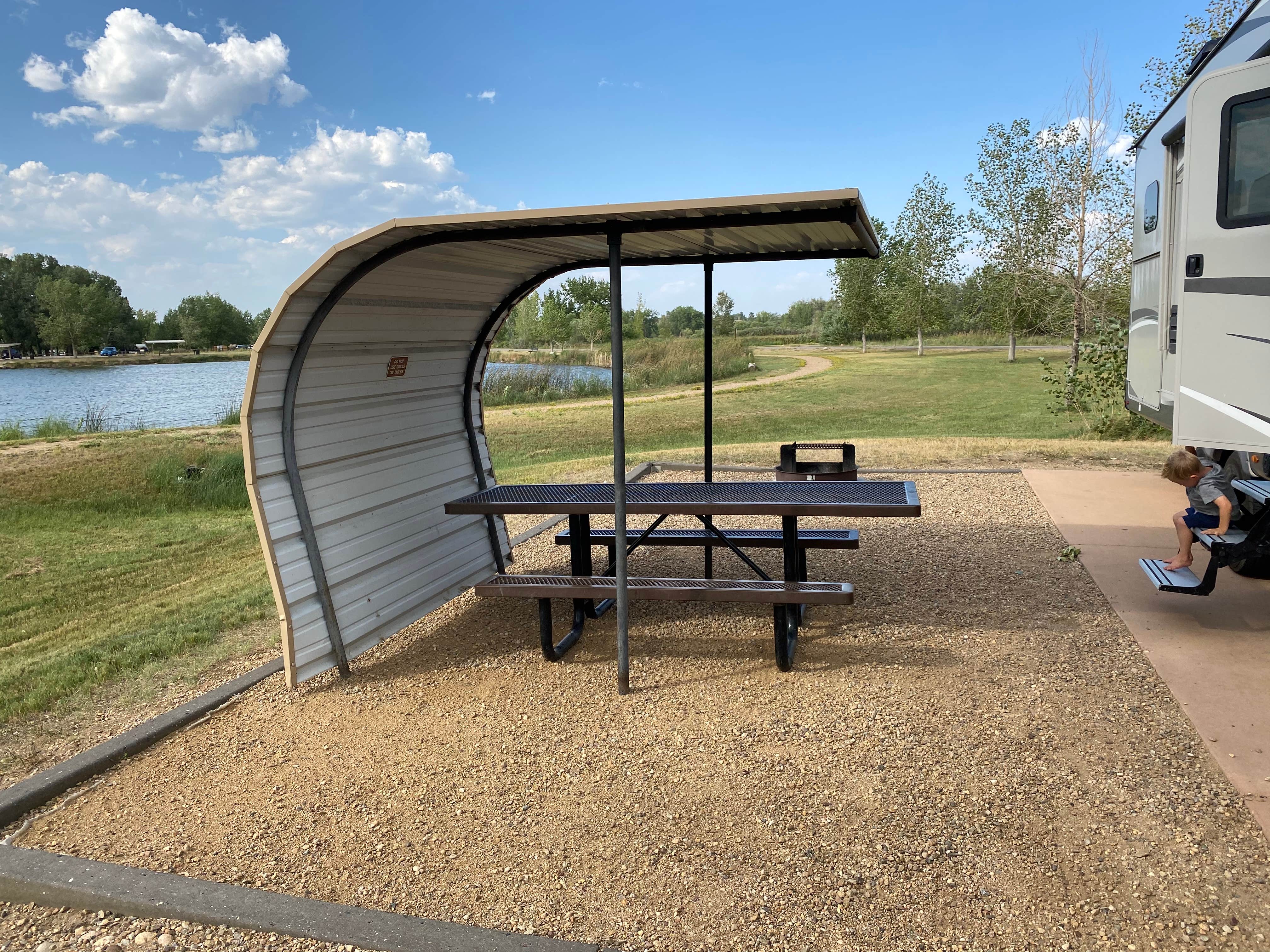Camper-submitted photo at St. Vrain State Park Campground near Eastlake, CO